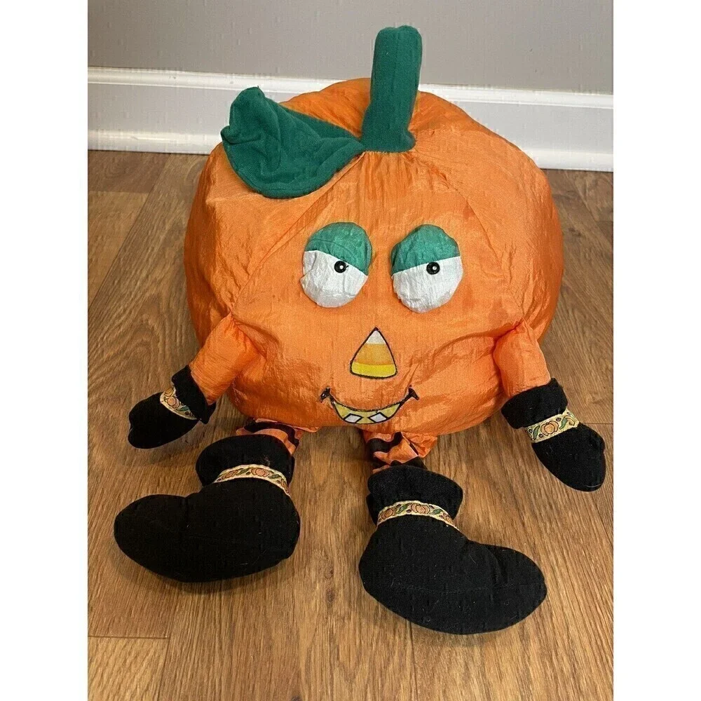 Halloween International Silver Witch Pumpkin Stuffed Animal Nylon Plush Toys